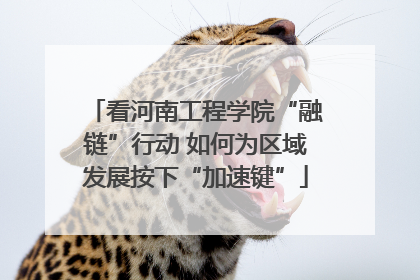 看河南工程学院“融链”行动 如何为区域发展按下“加速键”